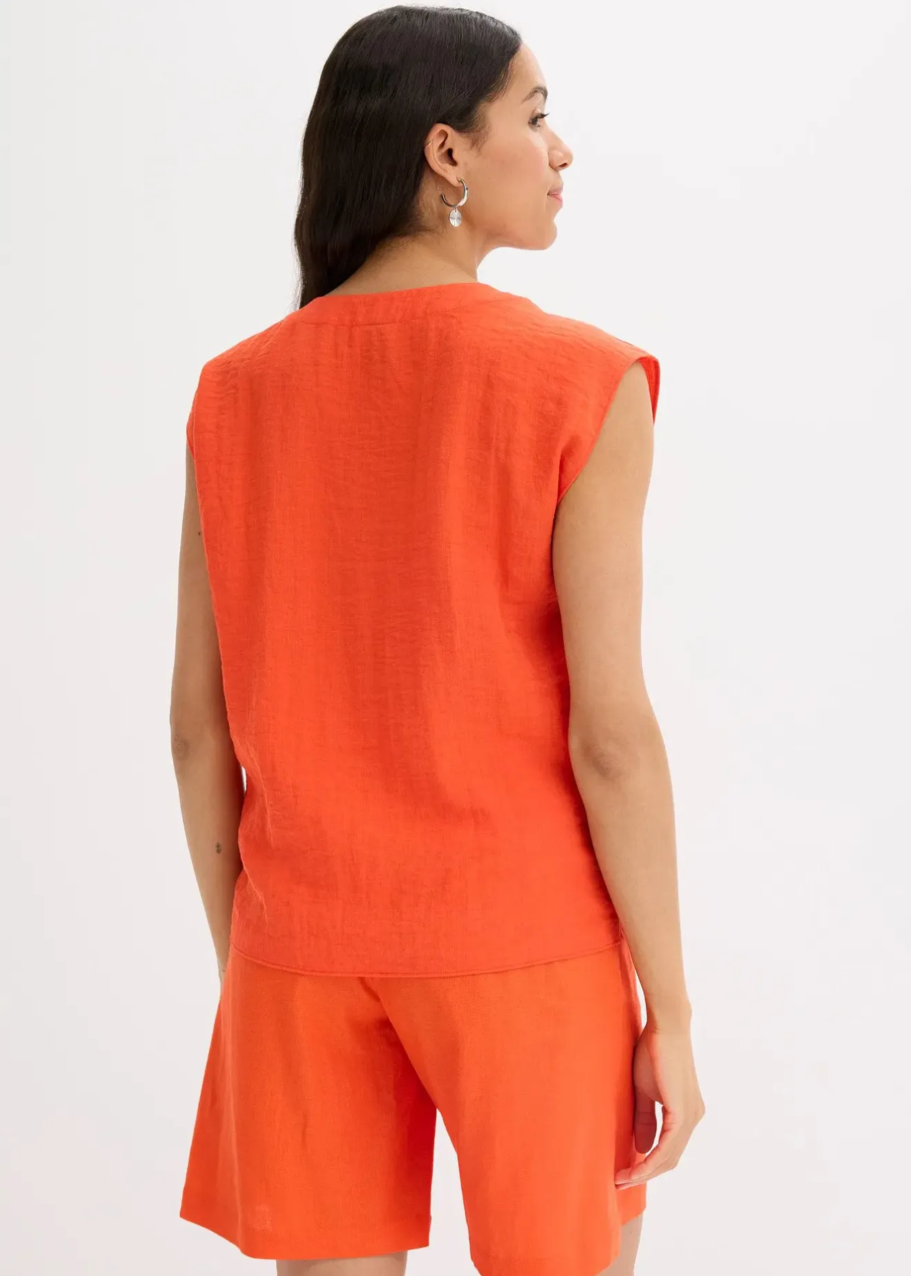 bonprix Chemisier sans manches en viscose mélangée|Femme Chemisiers|T-Shirts & Tops