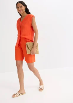 bonprix Chemisier sans manches en viscose mélangée|Femme Chemisiers|T-Shirts & Tops