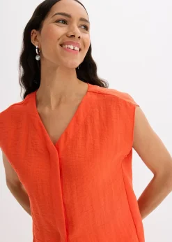 bonprix Chemisier sans manches en viscose mélangée|Femme Chemisiers|T-Shirts & Tops