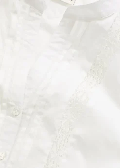 Femme bonprix Chemisiers|Chemisier sans manches en broderie anglaise, 100% coton