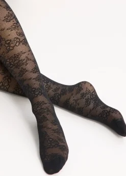 bonprix Collant 70den en dentelle|Femme Chaussettes & Collants