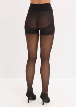 Femme bonprix Chaussettes & Collants|Collant opaque effet push up + ventre plat + ceinture confort + compression, 50den