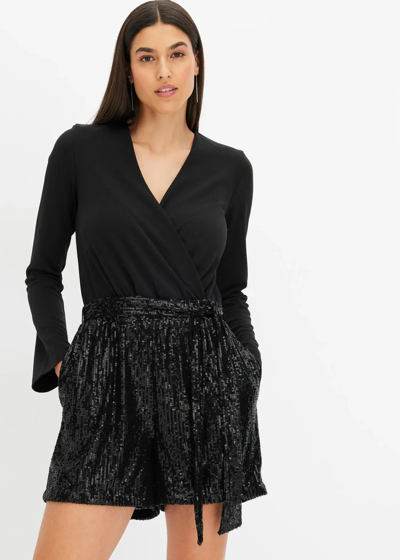 Femme bonprix Tailles Petite|Combinaisons|Combinaison à sequins