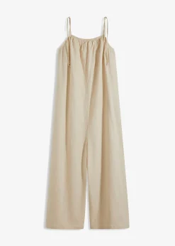 Femme bonprix Combinaisons|Combinaison aérienne en lin et viscose