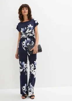 Femme bonprix Tailles Petite|Combinaison avec lien à nouer