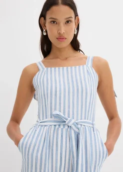 bonprix Combinaison coton et lin|Femme Combinaisons