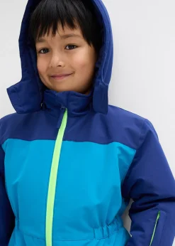 bonprix Combinaison de ski à doublure chaude, capuche amovible et détails réfléchissants|Enfant Vêtements Enfant|Garçons 2-8 Ans·Vestes Outdoor