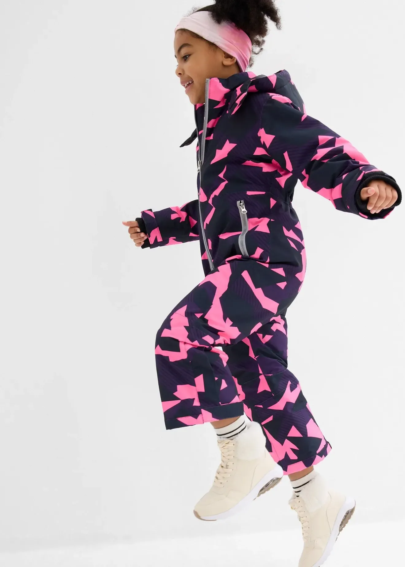 bonprix Combinaison de ski déperlante à capuche amovible|Enfant Vêtements Enfant|Filles 2-8 Ans·Vestes Outdoor