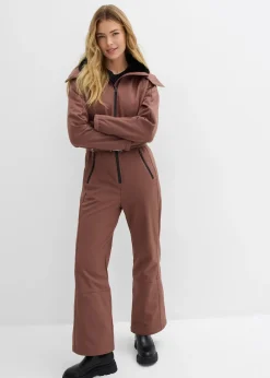 bonprix Combinaison de ski rembourrée en softshell déperlant|Femme Vêtements De Plein Air|Vêtements De Sport