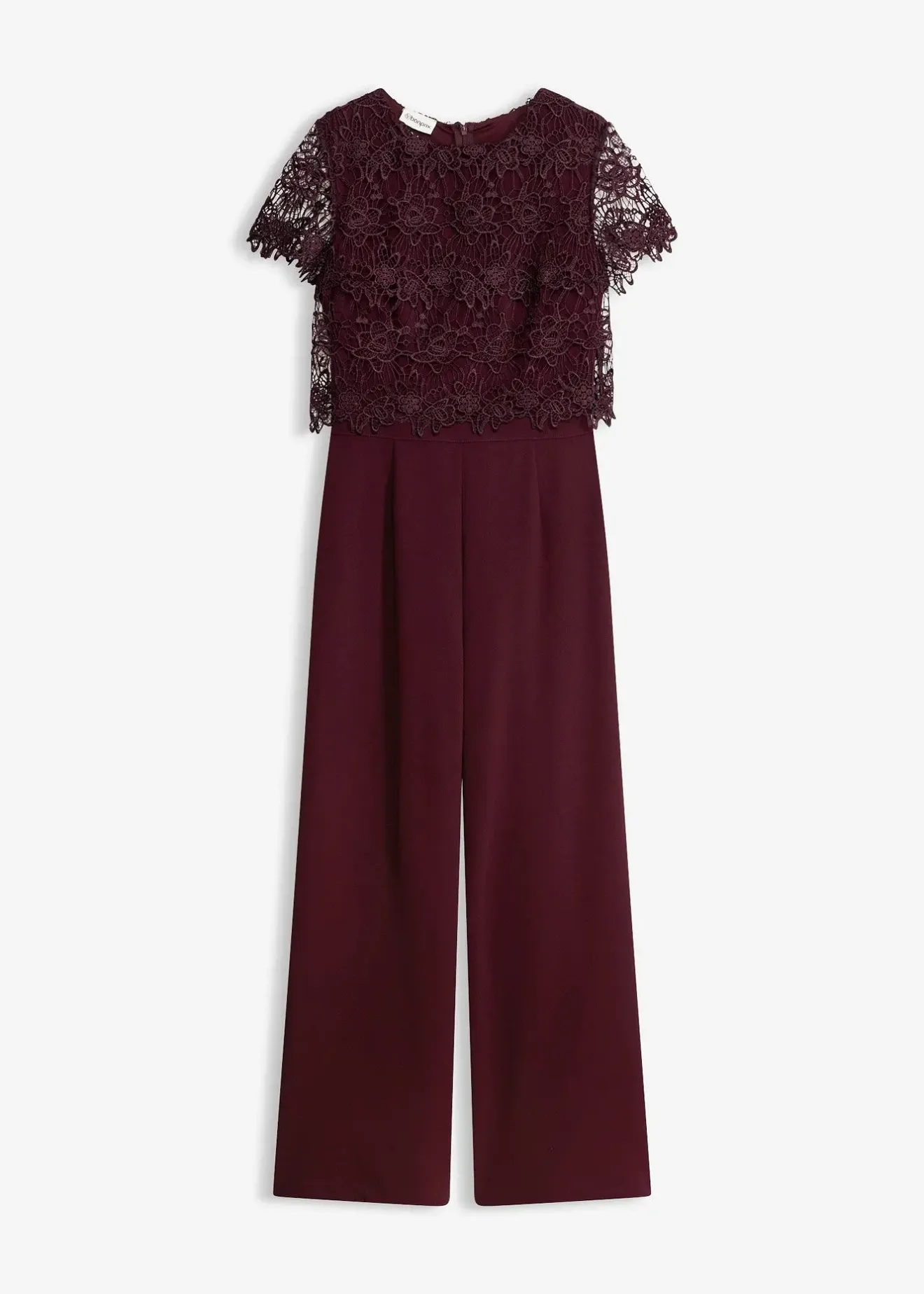 Femme bonprix Mode Festive|Combinaisons|Combinaison douce en matière néoprène avec dentelle