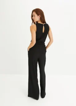 Femme bonprix Combinaisons|Combinaison en crêpe jersey texturé