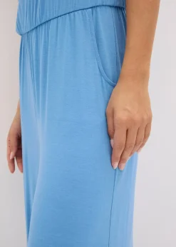 Femme bonprix Combinaisons|Combinaison en jersey avec volant