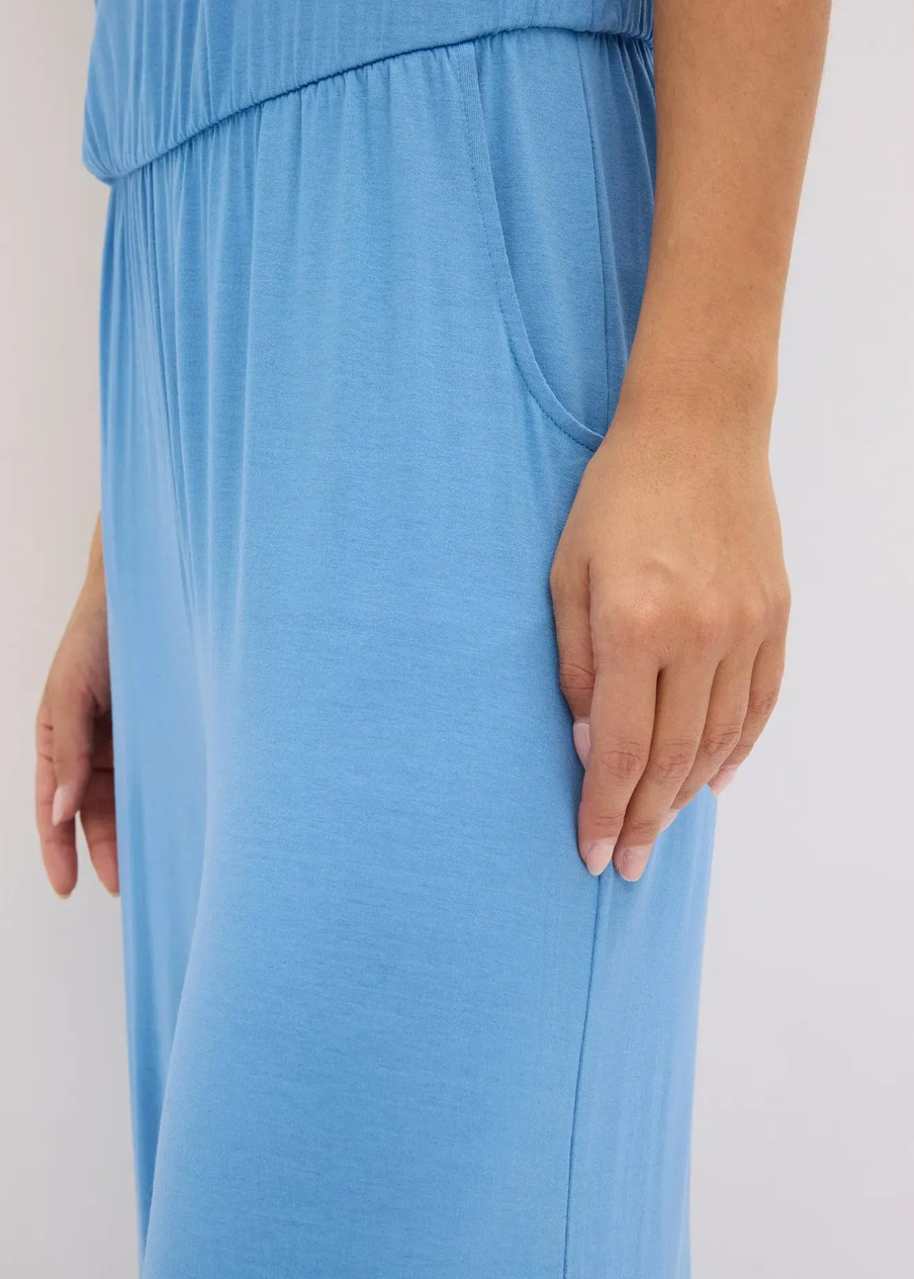 Femme bonprix Combinaisons|Combinaison en jersey avec volant