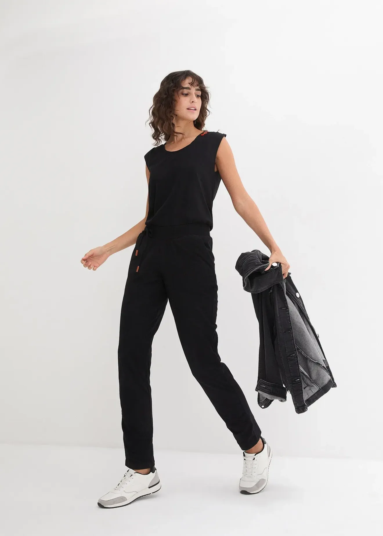 bonprix Combinaison en jersey coton extensible|Femme Combinaisons