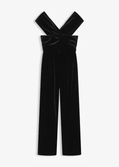 bonprix Combinaison en jersey velours fluide|Femme Combinaisons