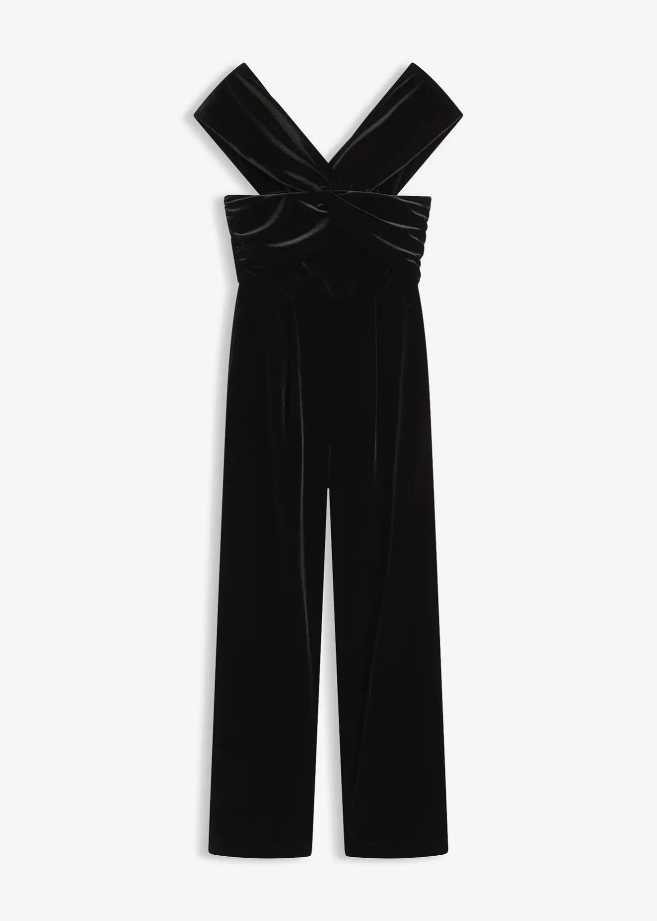 bonprix Combinaison en jersey velours fluide|Femme Combinaisons