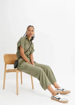 Femme bonprix Combinaisons|Combinaison en lyocell fluide