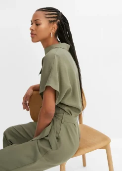 Femme bonprix Combinaisons|Combinaison en lyocell fluide