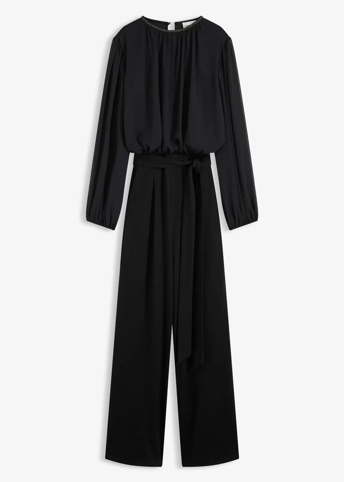 Femme bonprix Combinaisons|Combinaison en mousseline avec strass