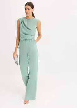 bonprix Combinaison en satin brillant|Femme Mode Festive|Combinaisons