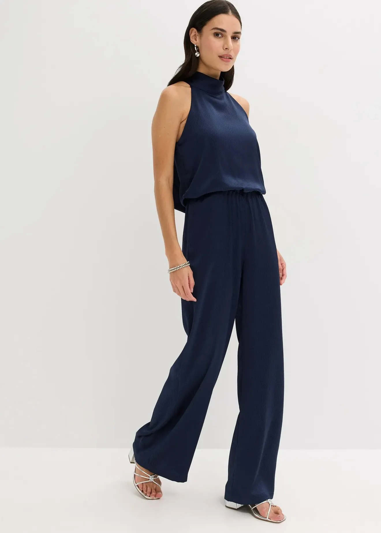 bonprix Combinaison en satin texturé|Femme Mode Festive|Combinaisons