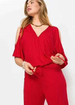 bonprix Combinaison fluide en jersey viscose|Femme Combinaisons