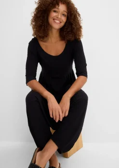 bonprix Combinaison fluide en jersey viscose extensible|Femme Combinaisons