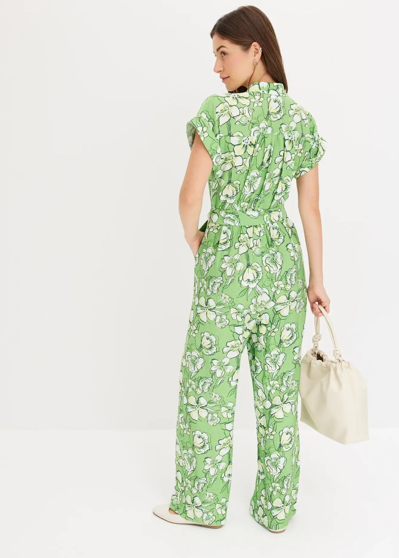 bonprix Combinaison fluide en viscose mélangée|Femme Combinaisons