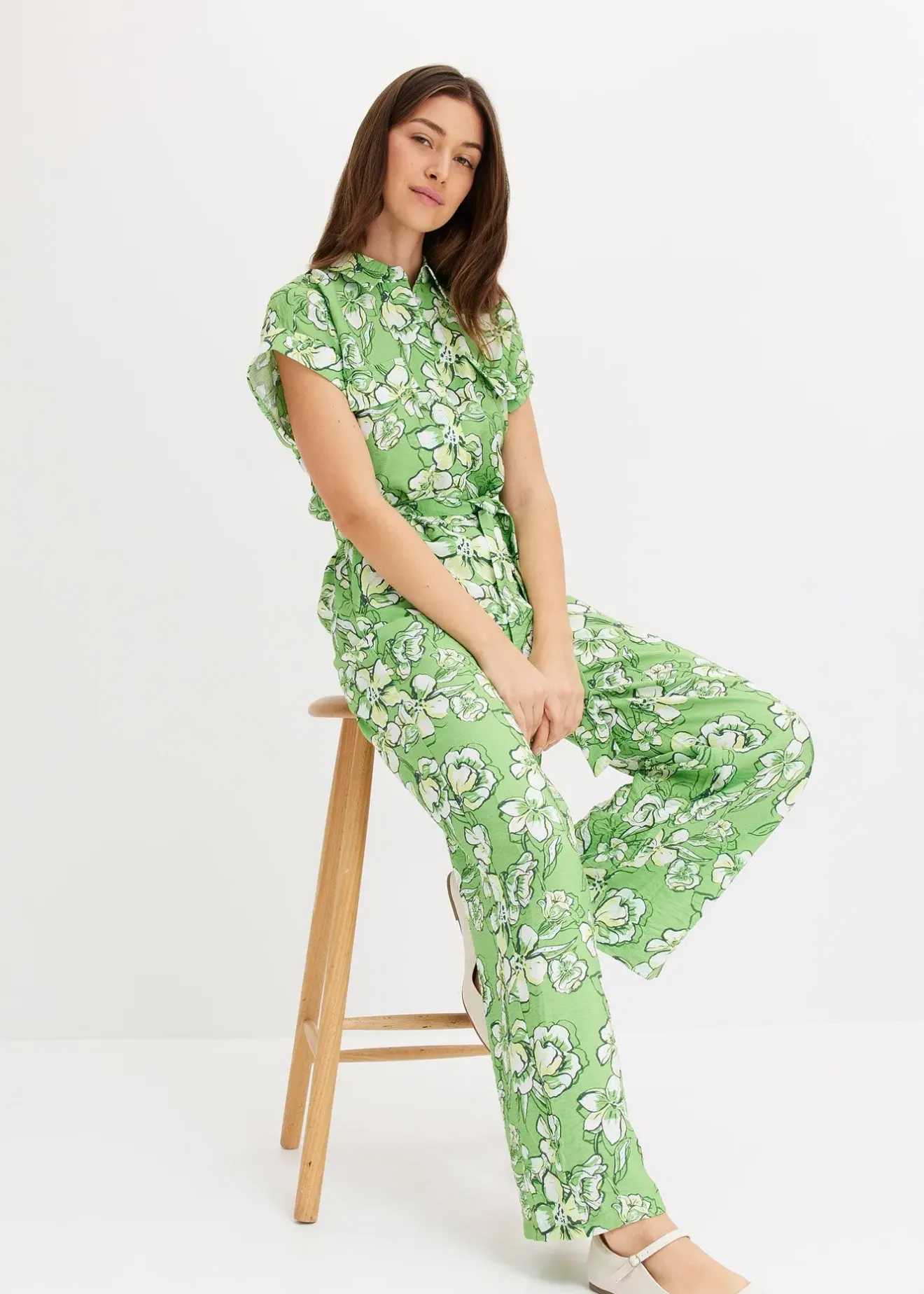 bonprix Combinaison fluide en viscose mélangée|Femme Combinaisons