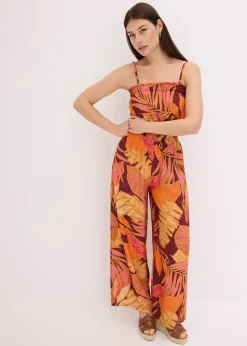 bonprix Combinaison imprimée en viscose fluide|Femme Combinaisons