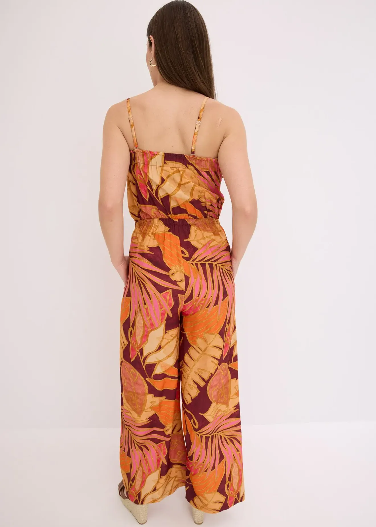 bonprix Combinaison imprimée en viscose fluide|Femme Combinaisons