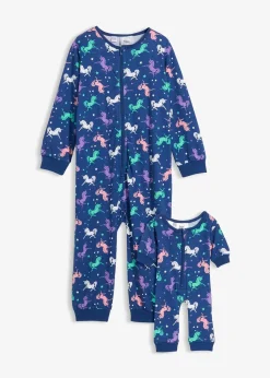 Enfant bonprix Vêtements Enfant|Filles·Pyjamas & Chemises De Nuit|Combipyjama 100% coton avec combinaison poupée (ens. 2 pces)