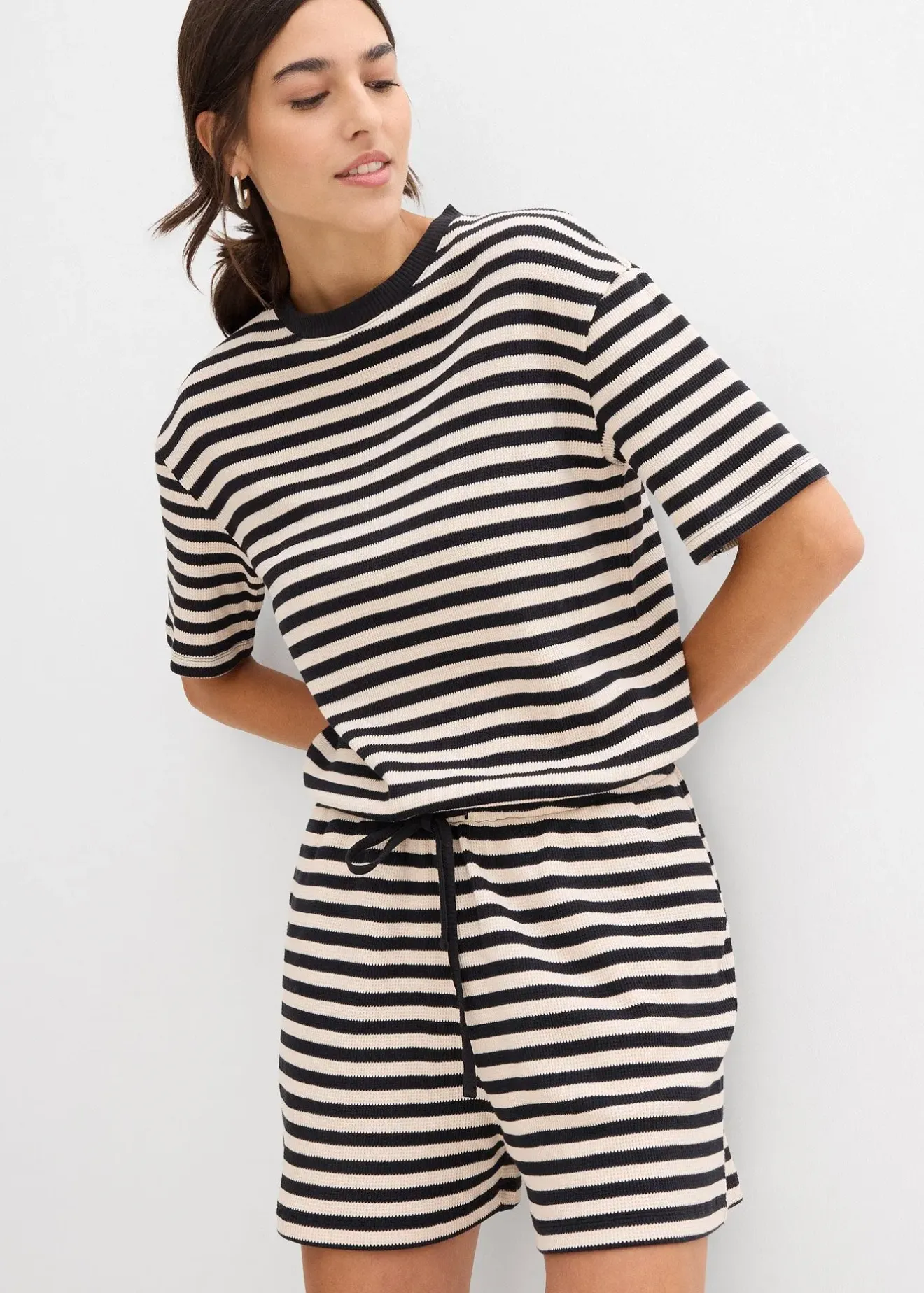 bonprix Combishort 100% coton|Femme Combinaisons