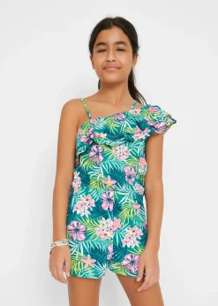 Enfant bonprix Vêtements Enfant|Filles 9-16 Ans·Robes & Combinaisons|Combishort asymétrique 100% coton