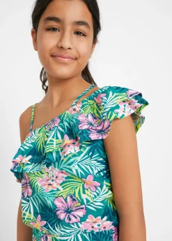 Enfant bonprix Vêtements Enfant|Filles 9-16 Ans·Robes & Combinaisons|Combishort asymétrique 100% coton