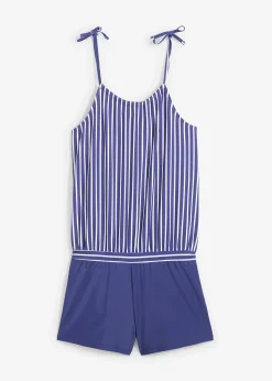 bonprix Combishort de bain avec bretelles à nouer|Femme Robes De Bain|Maillots 1 Pièce