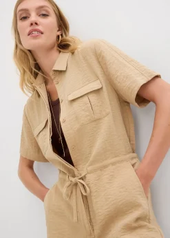 bonprix Combishort en viscose mélangée|Femme Combinaisons