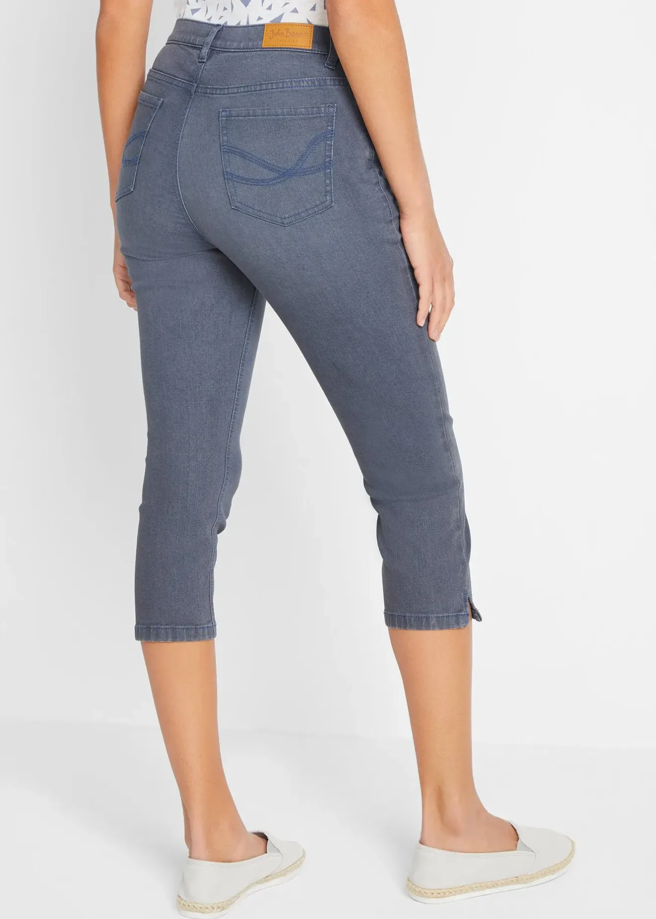 bonprix Corsaire en jean extensible|Femme Jeans