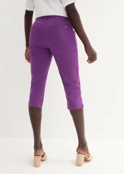 bonprix Corsaire extensible à taille élastiquée|Femme Pantalons