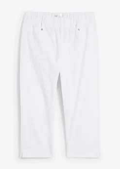 bonprix Corsaire extensible à taille élastiquée|Femme Pantalons