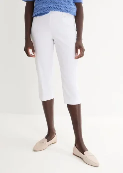 bonprix Corsaire extensible à taille élastiquée|Femme Pantalons