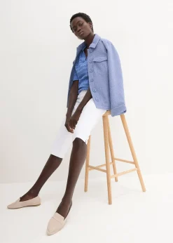 bonprix Corsaire extensible à taille élastiquée|Femme Pantalons