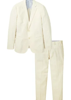Homme bonprix Costumes|Costume 2 pièces en lin mélangé, regular