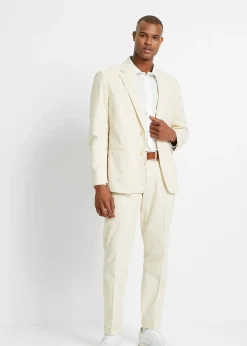 Homme bonprix Costumes|Costume 2 pièces en lin mélangé, regular