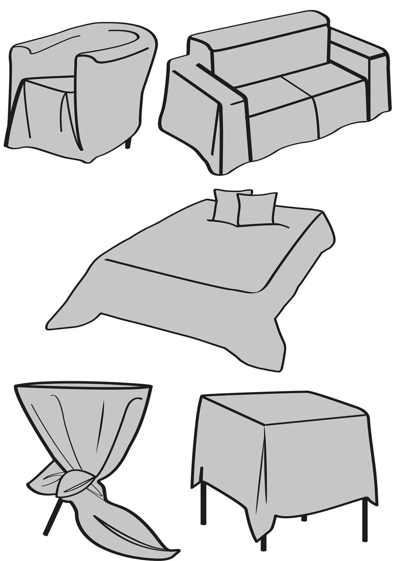 bonprix Chambre À Coucher·Couvre-Lits & Couvertures|Arts De La Table|Couvre-lit effet lin