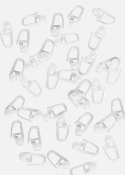 bonprix Salon·Tringles À Rideau|Tringles À Rideau|Crochets de rideaux (Ens. 50 pces.)