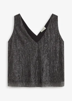 bonprix Crop top au décolleté plongeant|Femme T-Shirts & Tops