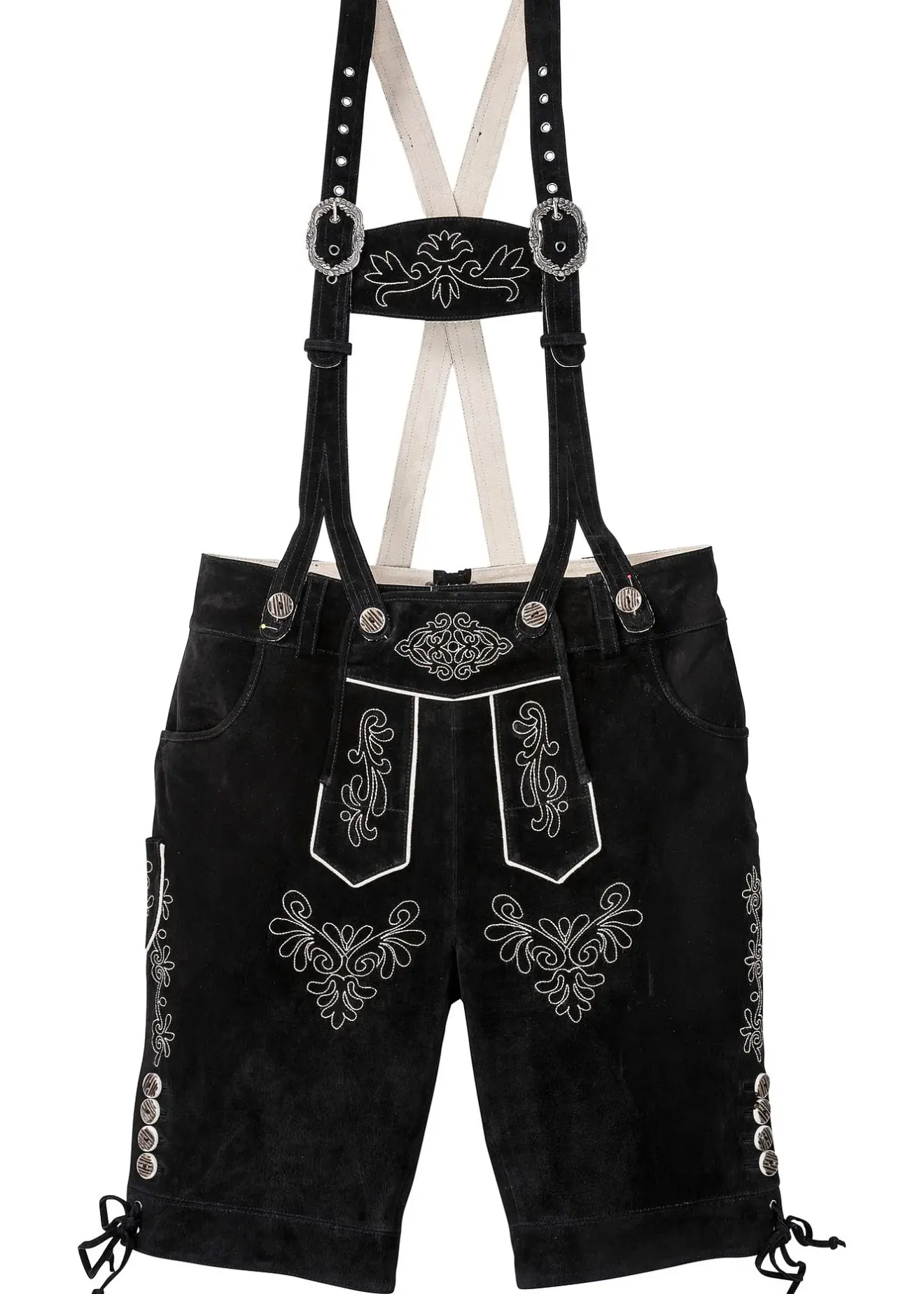 bonprix Culotte courte bavaroise en cuir Regular Fit|Homme Shorts|Pantalons