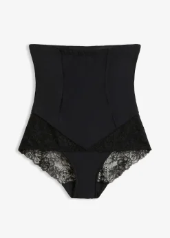 Femme bonprix Lingerie Sculptante|Bas|Culotte sculptante taille haute avec dentelle, maintien modéré