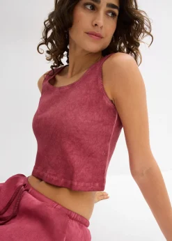 bonprix Débardeur 100% coton|Femme T-Shirts & Tops